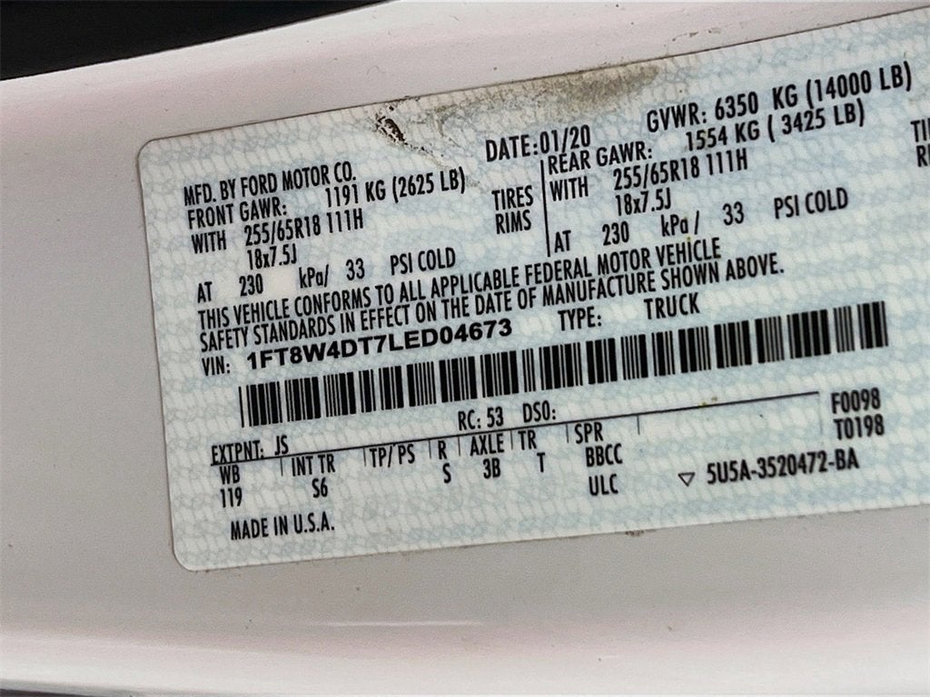 2020 Ford Super Duty F-450 DRW XL