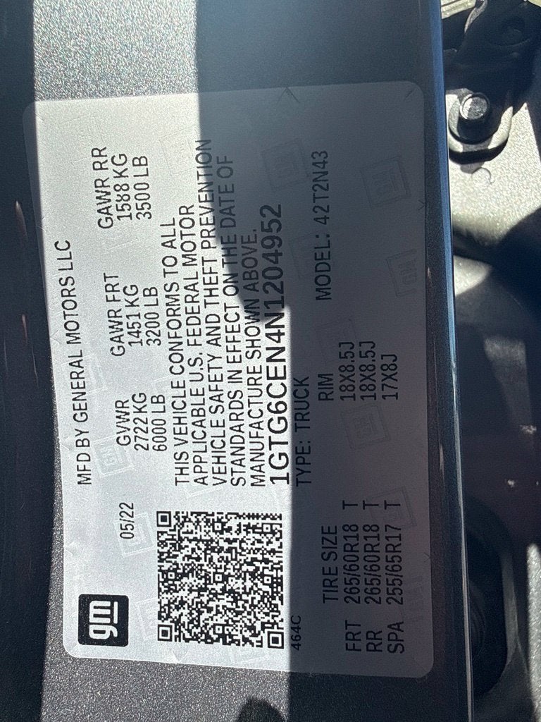 2022 GMC Canyon 4WD Elevation