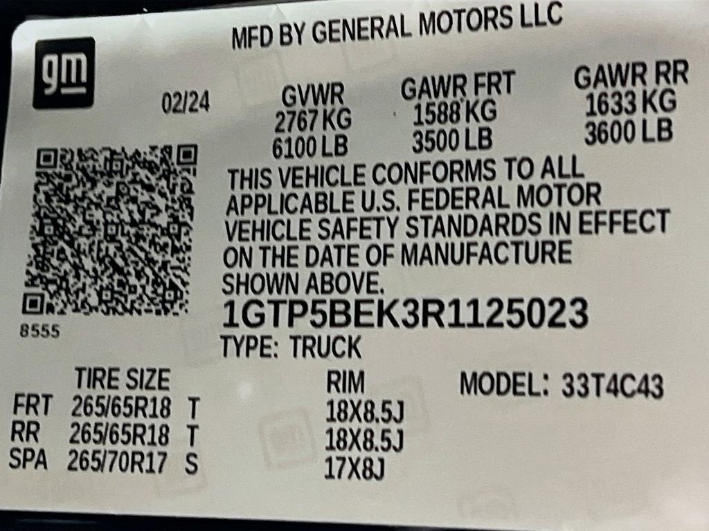 2024 GMC Canyon Elevation