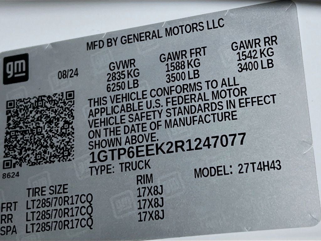 2024 GMC Canyon AT4X