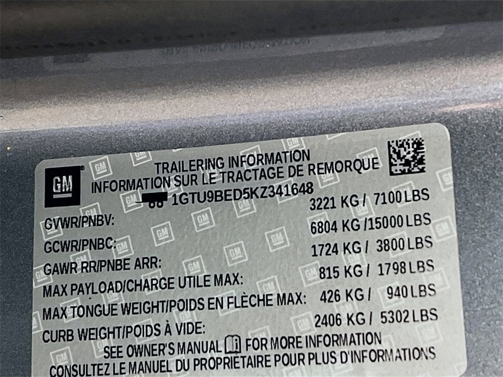 2019 GMC Sierra 1500 SLE