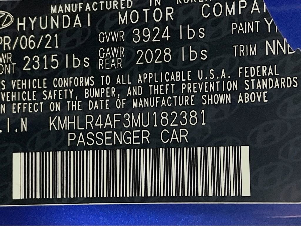 2021 Hyundai Elantra N Line