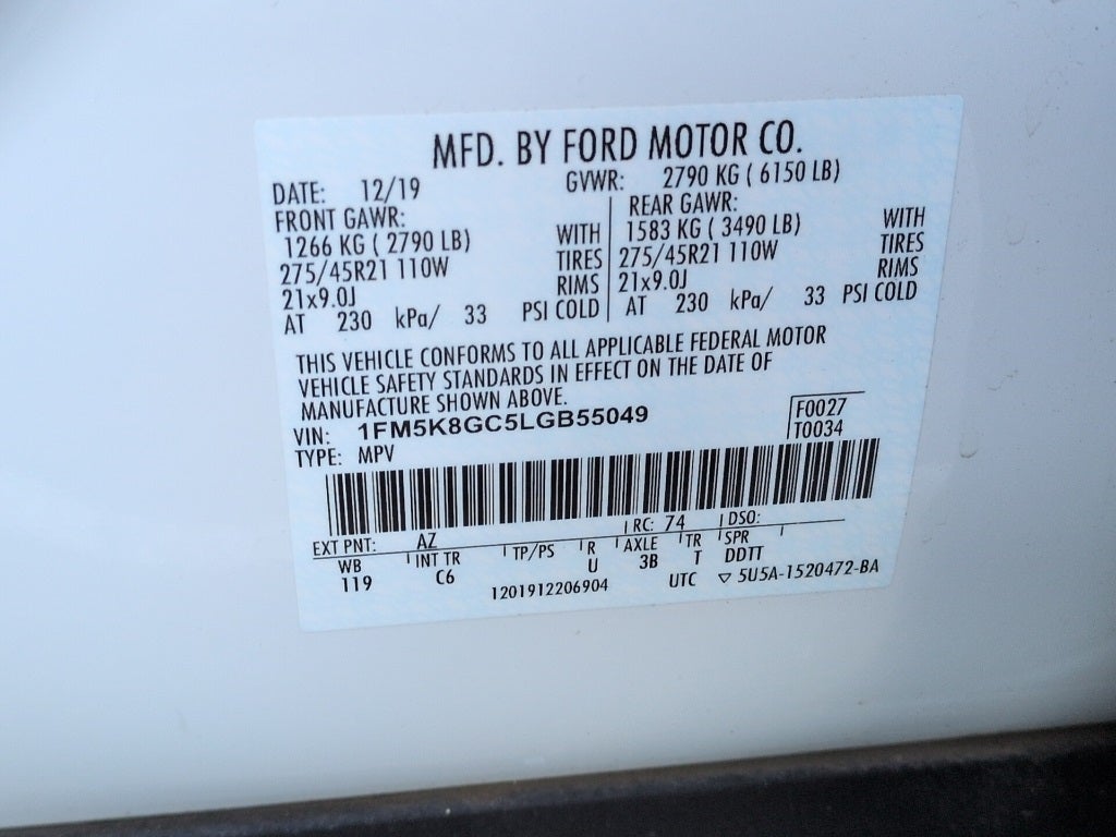 2020 Ford Explorer ST