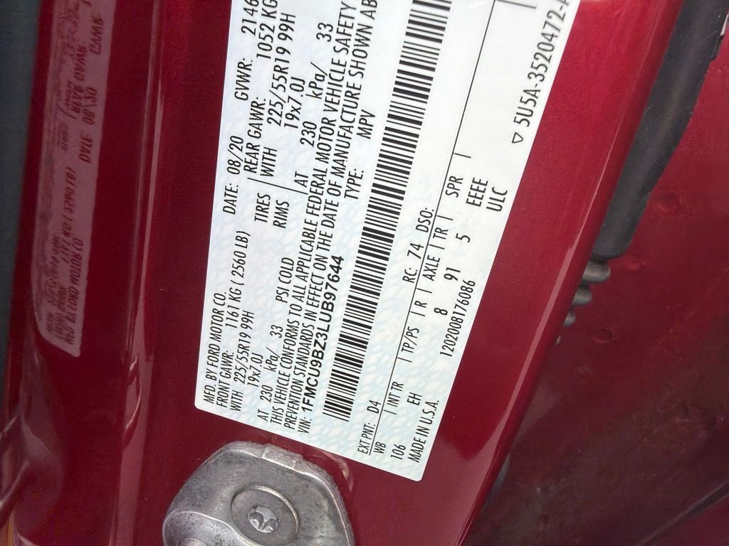 2020 Ford Escape Hybrid SE Sport