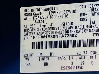 2022 Ford F-150 Lariat