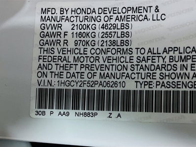 2023 Honda Accord Hybrid Sport
