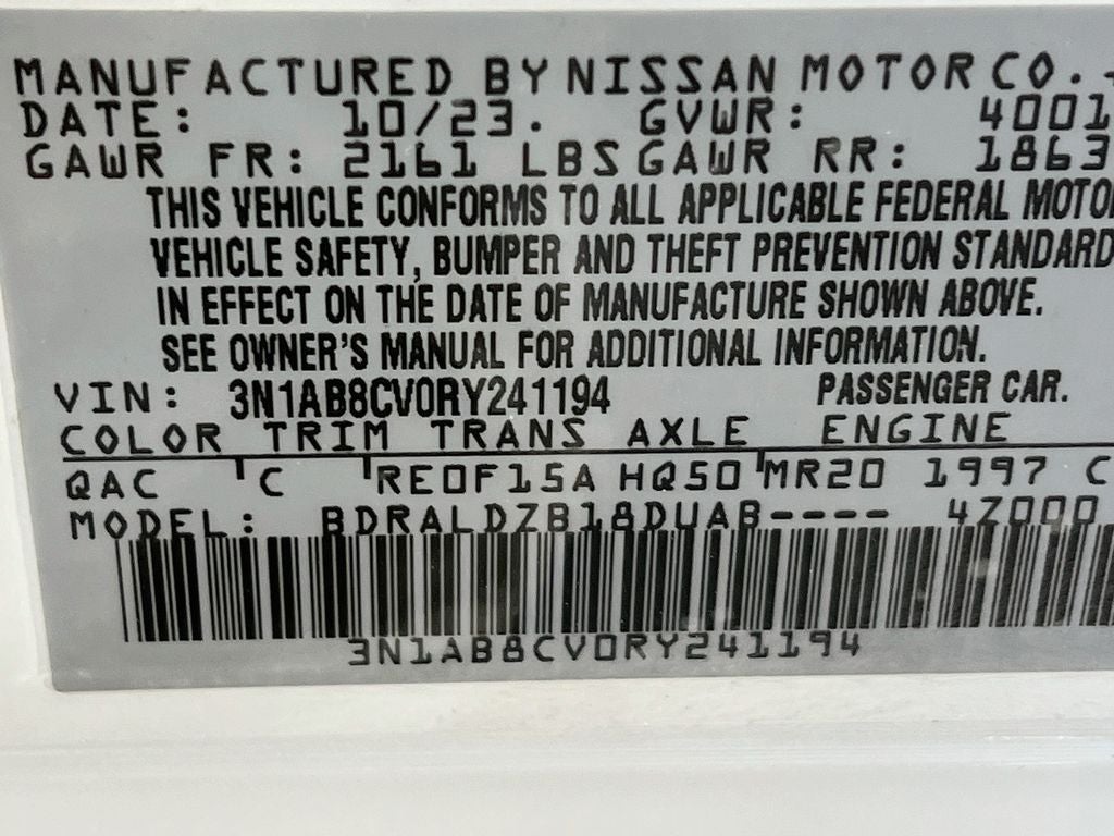 2024 Nissan Sentra SV