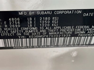 2025 Subaru Legacy Touring XT