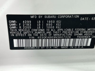 2022 Subaru Impreza Base