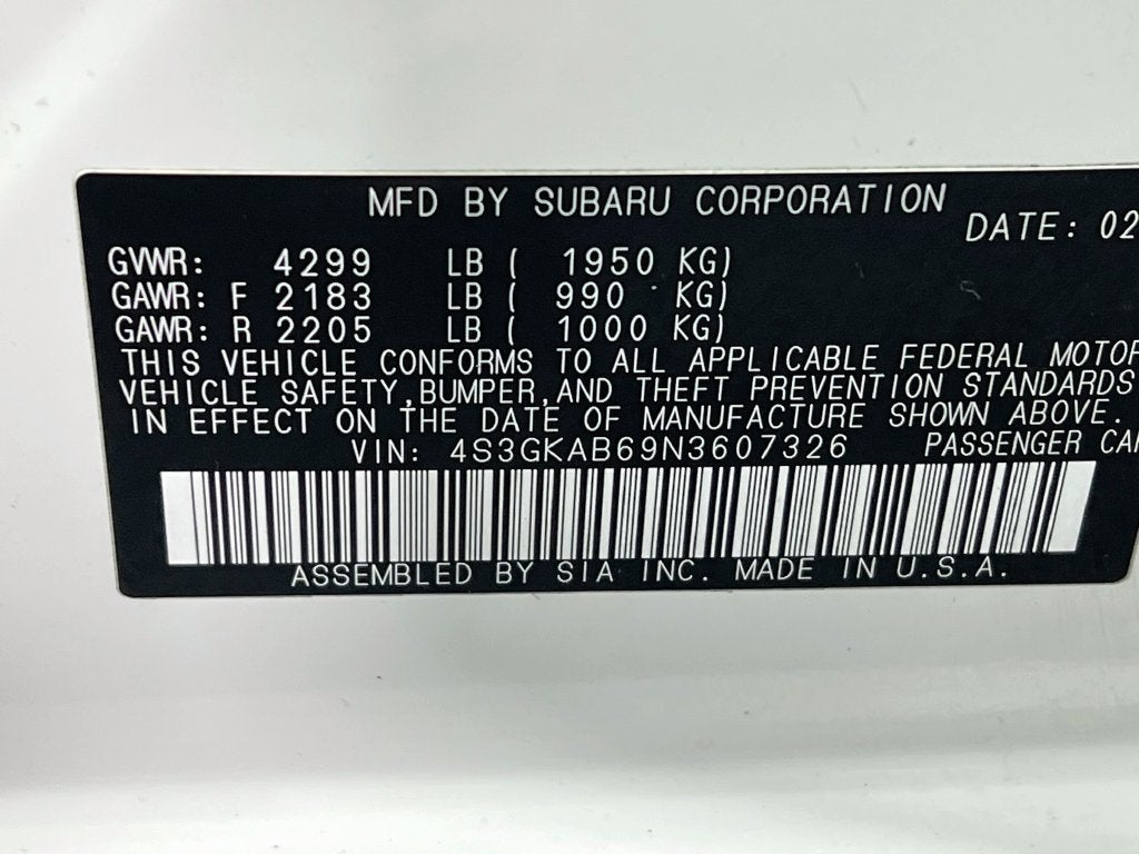 2022 Subaru Impreza Base