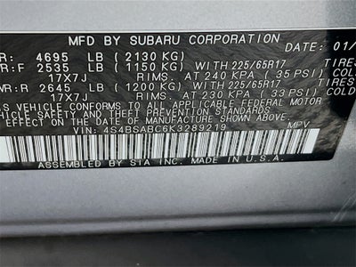 2019 Subaru Outback 2.5i