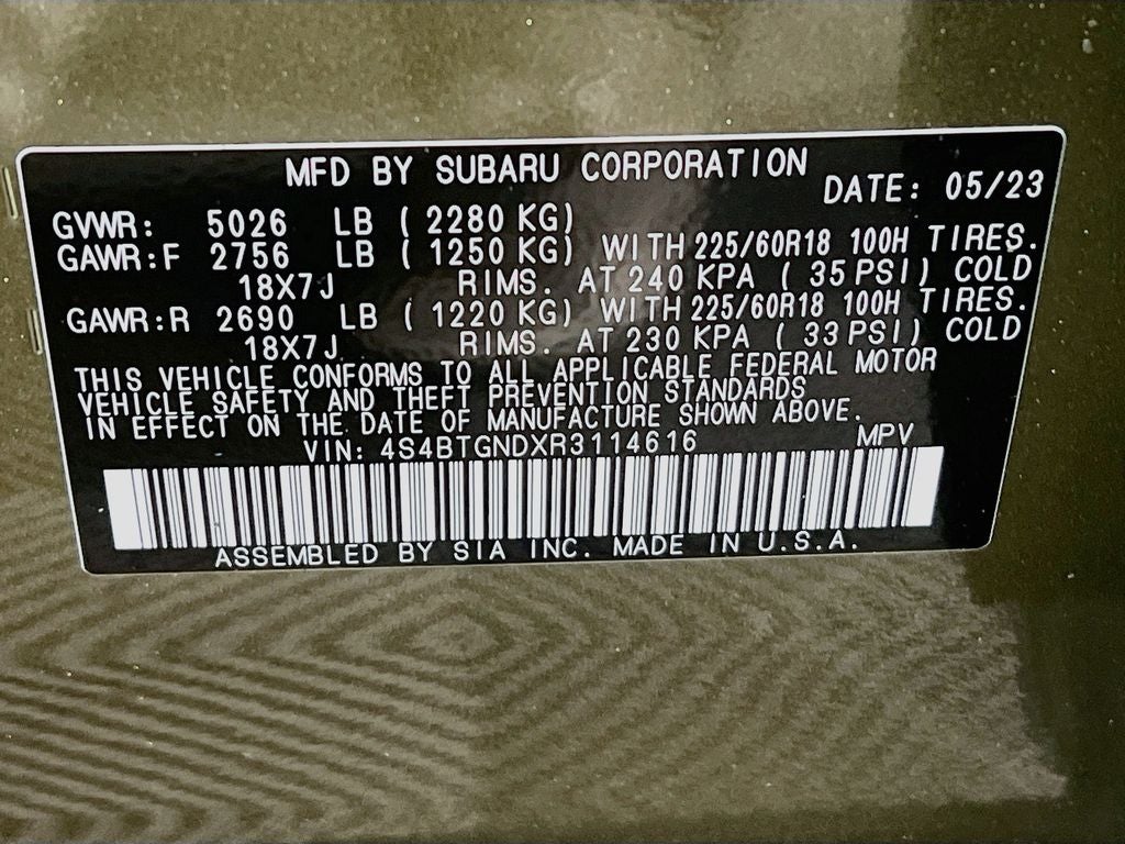 2024 Subaru Outback Limited XT