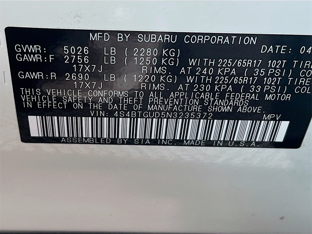 2022 Subaru Outback Wilderness