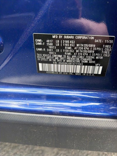 2026 Subaru Crosstrek Limited