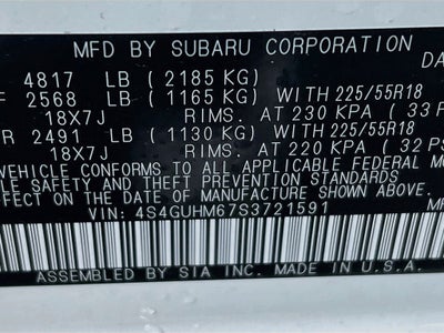 2025 Subaru Crosstrek Limited