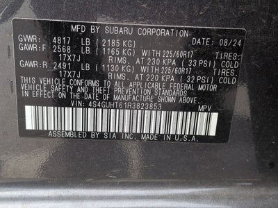 2024 Subaru Crosstrek Wilderness