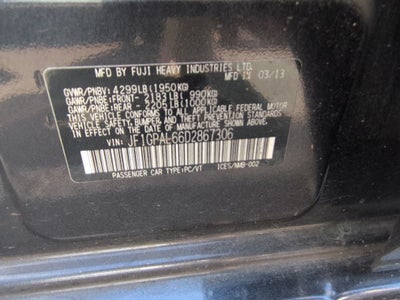2013 Subaru Impreza 2.0i Sport Premium
