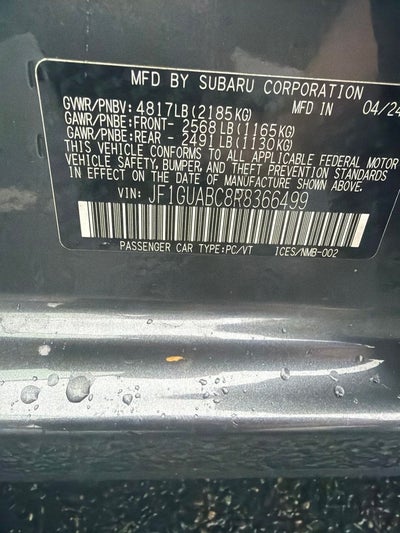 2024 Subaru Impreza Base