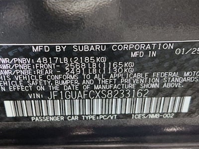 2025 Subaru Impreza Sport