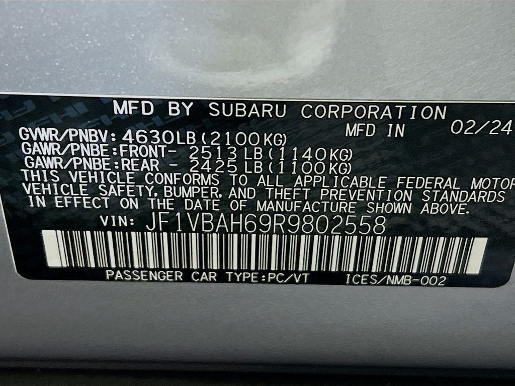2024 Subaru WRX Premium