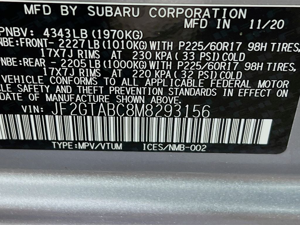 2021 Subaru Crosstrek Base