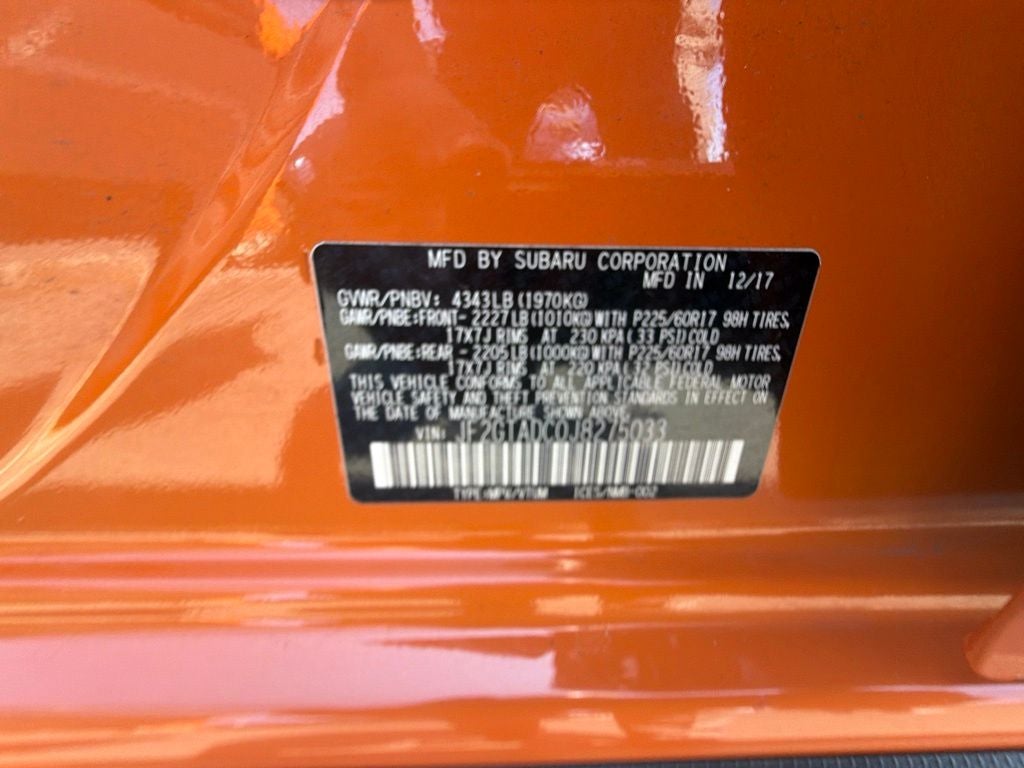 2018 Subaru Crosstrek 2.0i Premium