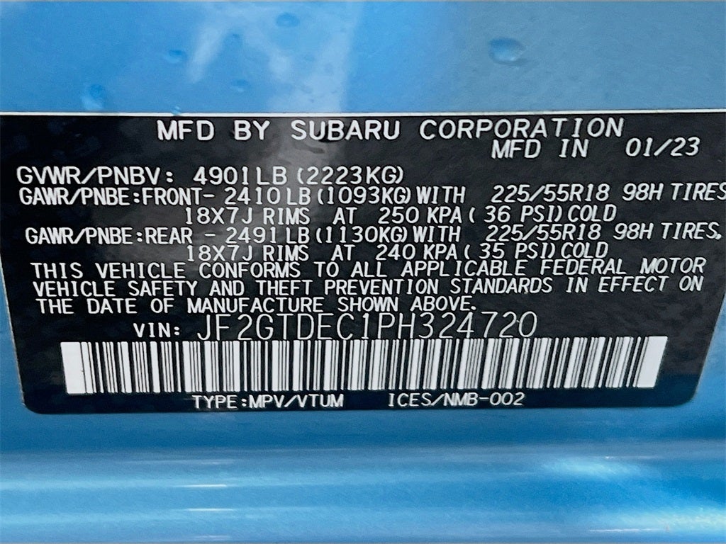 2023 Subaru Crosstrek Hybrid