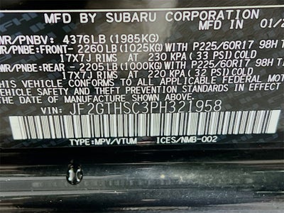 2023 Subaru Crosstrek Sport