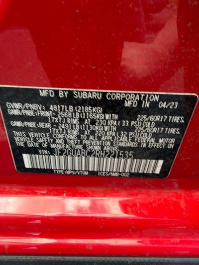 2024 Subaru Crosstrek Base