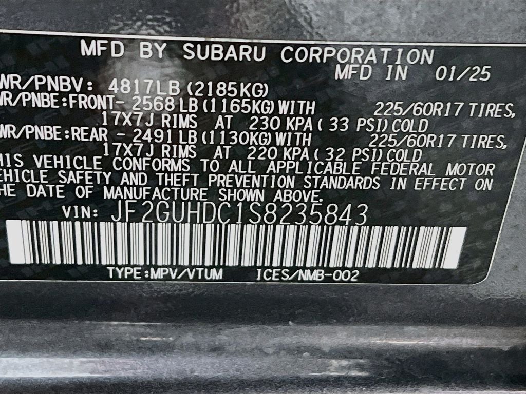 2025 Subaru Crosstrek Premium