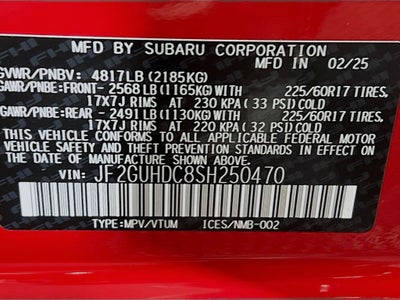 2025 Subaru Crosstrek Premium