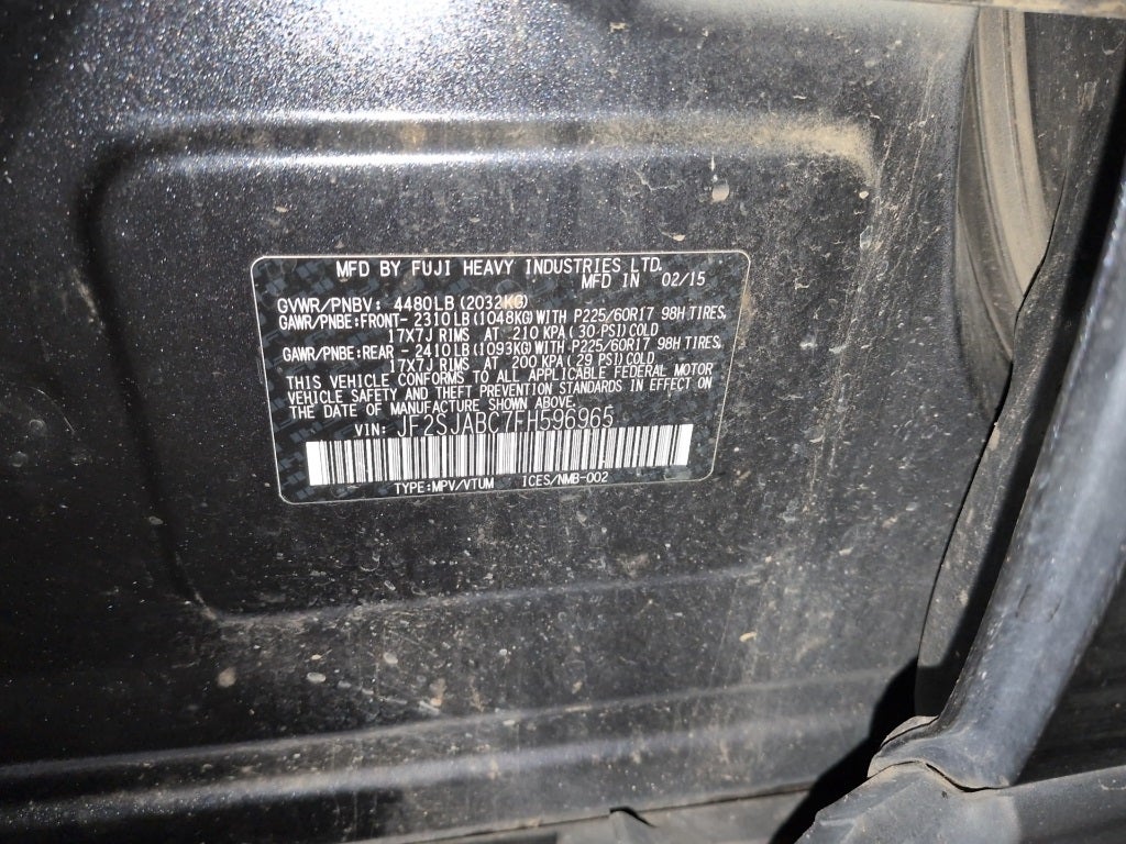 2015 Subaru Forester 2.5i