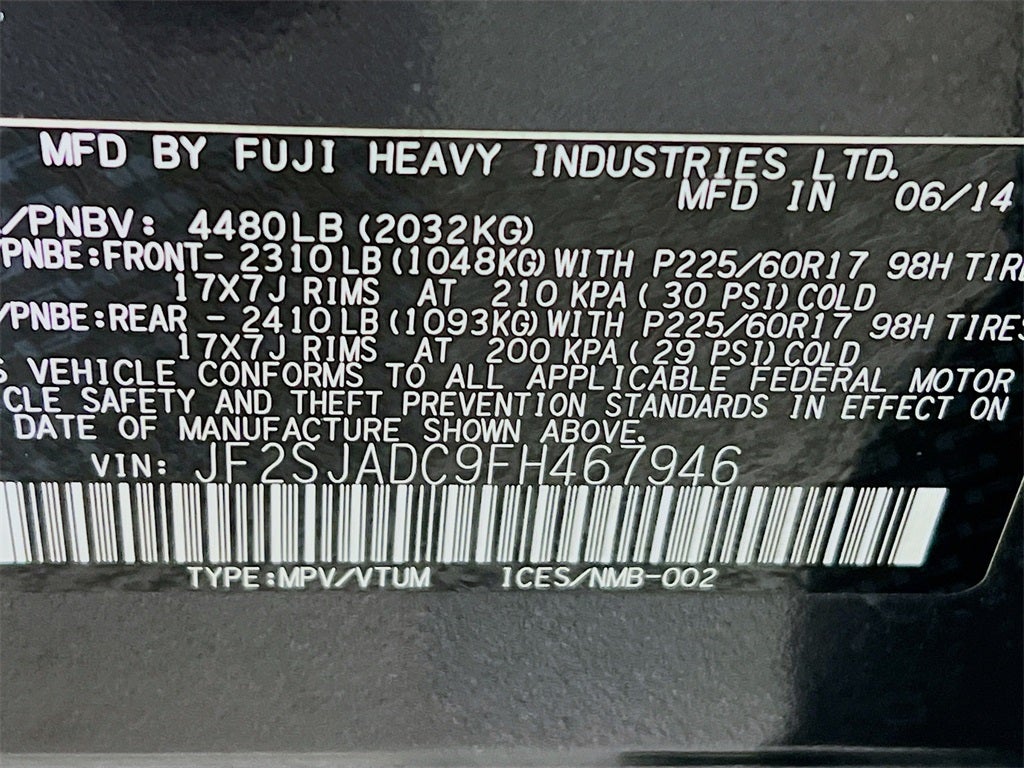 2015 Subaru Forester 2.5i Premium