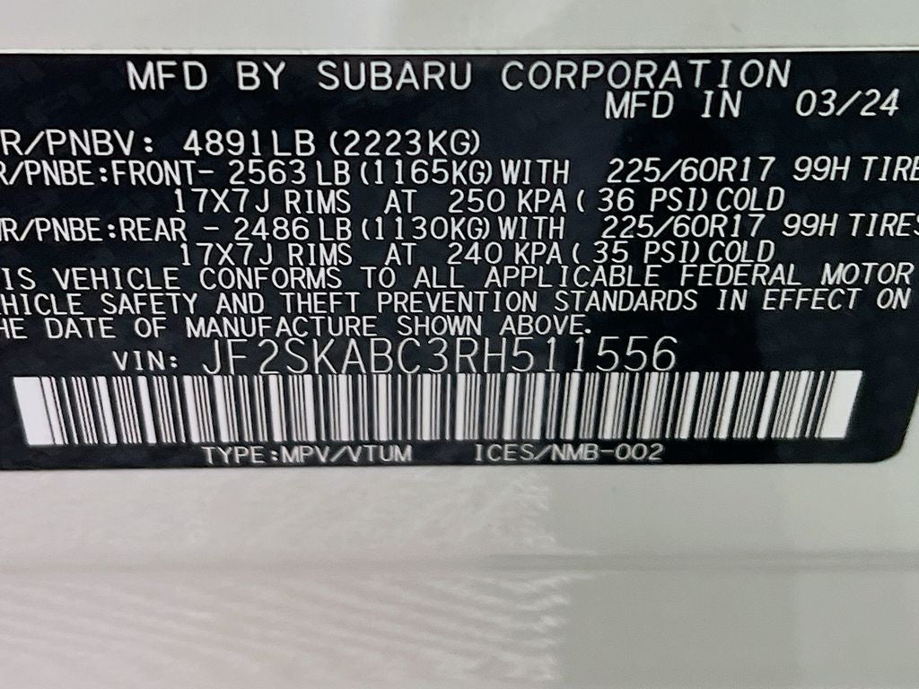 2024 Subaru Forester Base