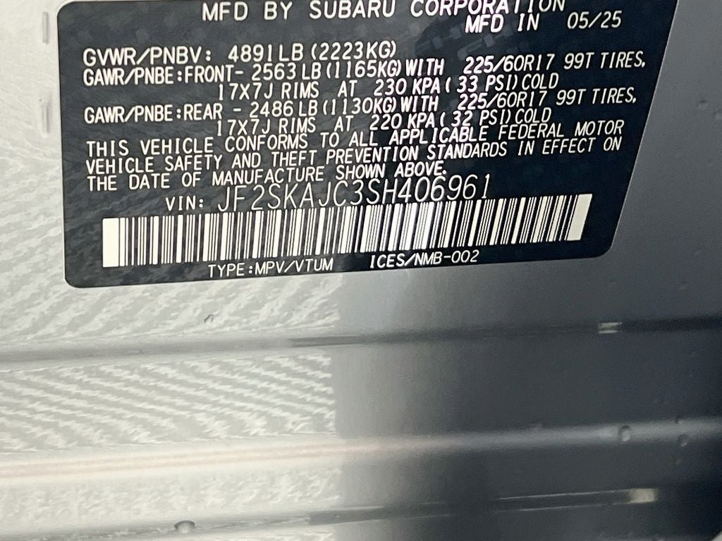 2025 Subaru Forester Wilderness