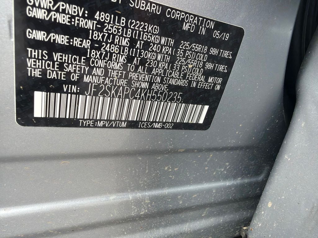 2019 Subaru Forester Sport