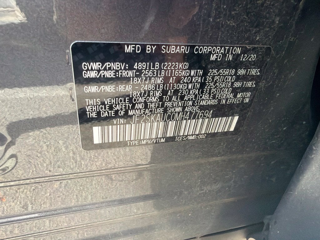 2021 Subaru Forester Limited