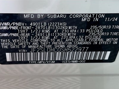 2025 Subaru Forester Sport