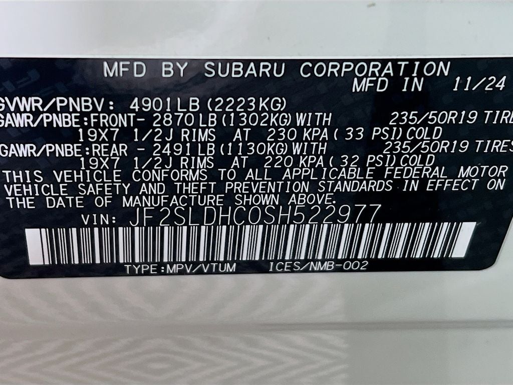 2025 Subaru Forester Sport