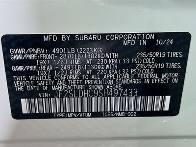 2025 Subaru Forester Sport