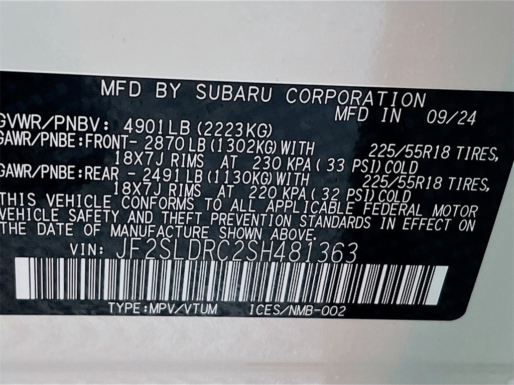 2025 Subaru Forester Limited