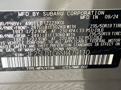2025 Subaru Forester Touring