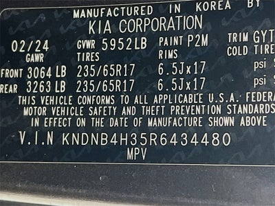 2024 Kia Carnival LX