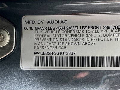 2016 Audi A3 2.0T Premium quattro