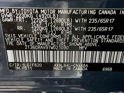 2026 Toyota RAV4 LE S