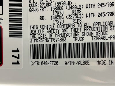 2026 Toyota Tacoma SR5