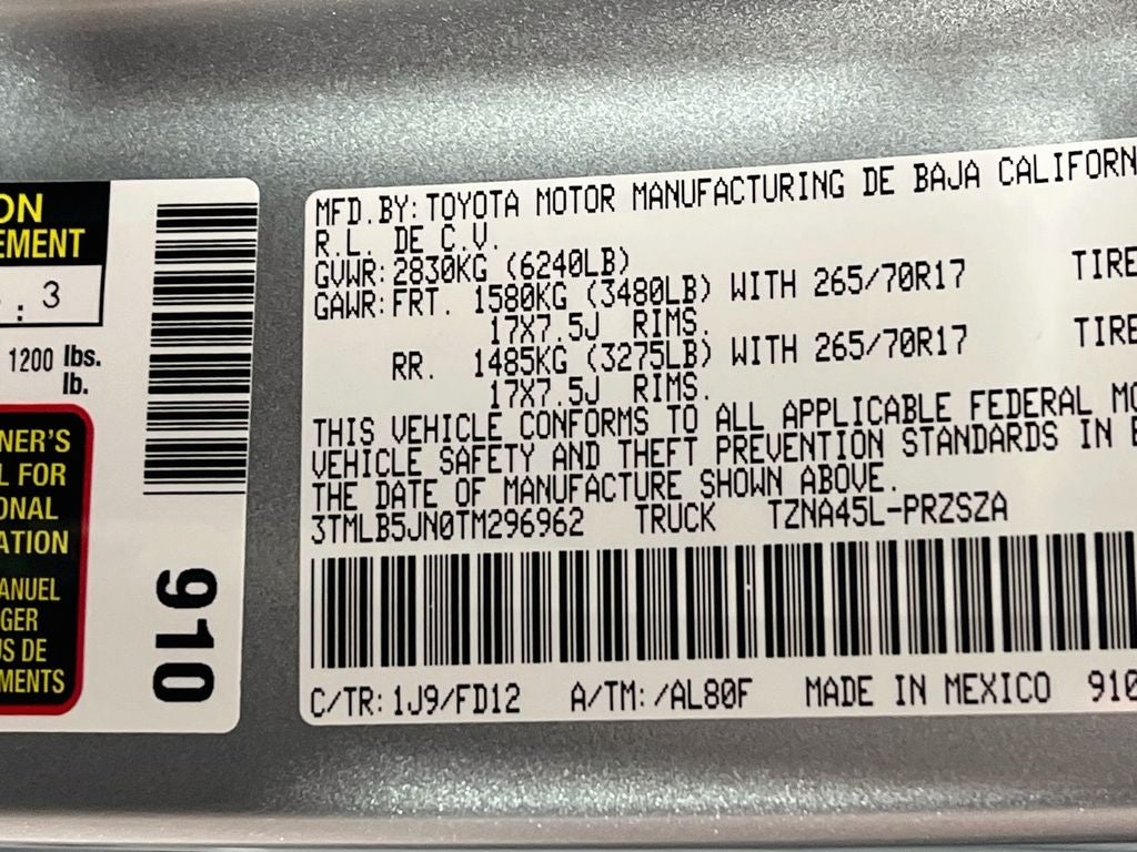 2026 Toyota Tacoma TRD Off-Road