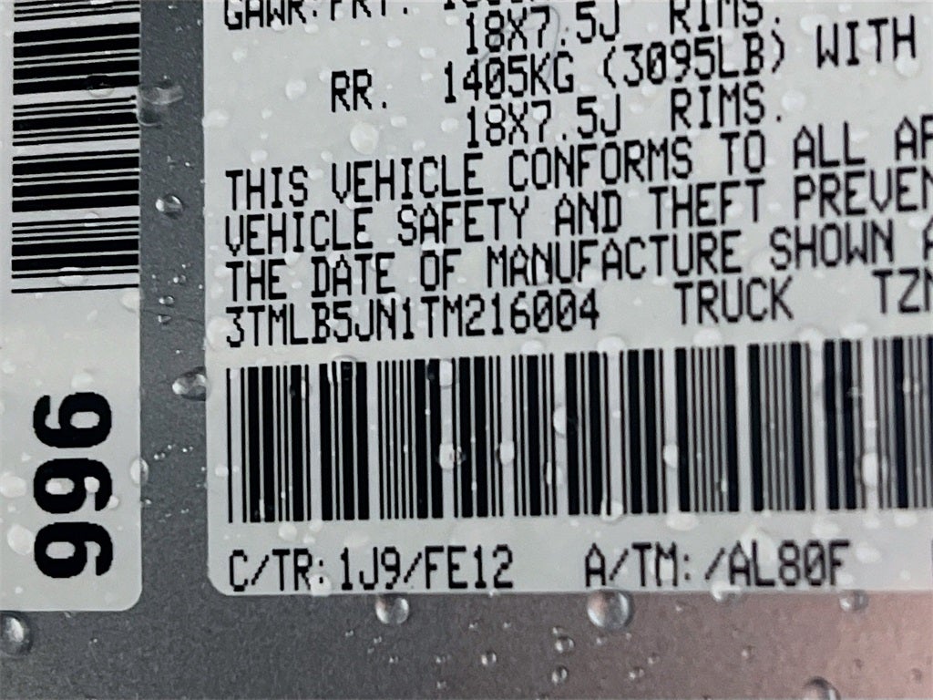 2026 Toyota Tacoma TRD Sport