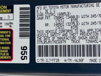 2026 Toyota Tacoma SR5