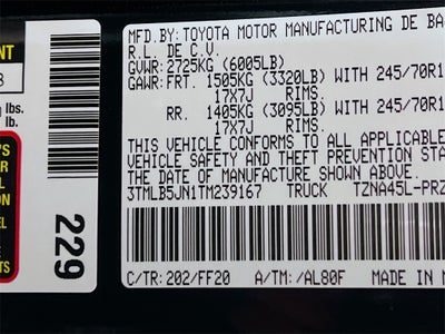 2026 Toyota Tacoma SR5